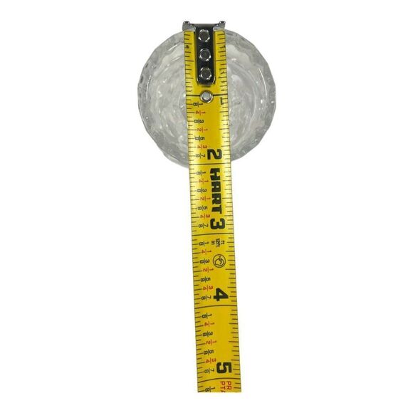 Royal Brierly England 4" Mini Vintage Hand-Cut Crystal Bud Vase Floral Design - Picture 8 of 8